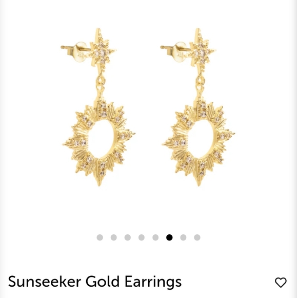 Wanderlust & Co. Sunseeker Gold earrings - Picture 7 of 8